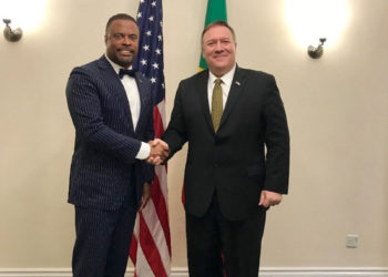 Bilateral Meeting between Minister Brantley  and Secretary Pompeo