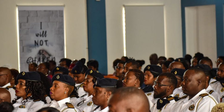 SENIOR MINISTER AMORY APPLAUDS SACRIFICE OF CUSTOMS AND EXCISE DEPARTMENT STAFF