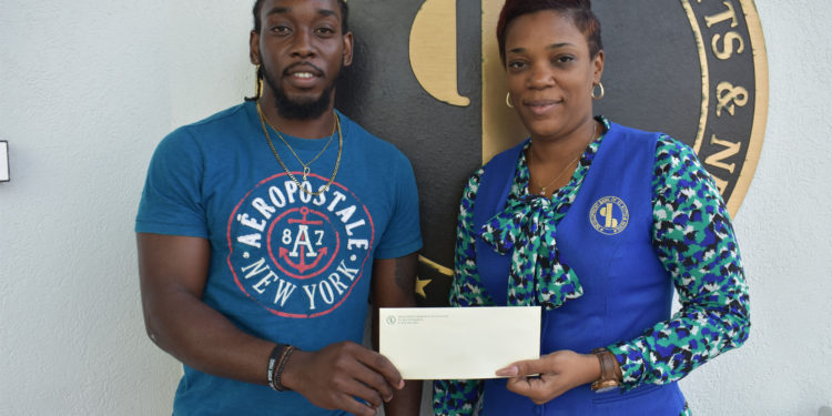 Cricketer Rasheed Eddy in South Africa, thanks Development Bank for support given