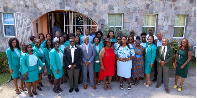 SOCIAL SECURITY ANNIVERSARY CORPORATE WORSHIP ON ST. KITTS