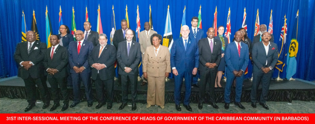 PM HARRIS HAILS 31ST INTER-SESSIONAL CARICOM MEETING A SUCCESS IN CEMENTING NEXT KEY STEPS FOR IMPLEMENTING THE CSME
