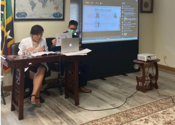 Federation’s Embassy in Taiwan hosts information session on Covid -19 for students and Nationals