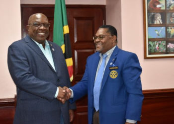 ROTARY DISTRICT GOVERNOR, TREVOR BLAKE, COMMENDS GOVERNMENT ON THE PEACE INITIATIVE