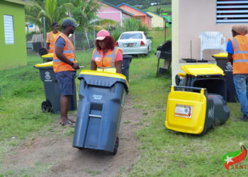 FIRST BATCH OF SMART BINS DISTRIBUTED TO RESIDENTS IN THE STAPLETON COMMUNITY