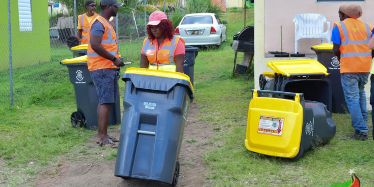 FIRST BATCH OF SMART BINS DISTRIBUTED TO RESIDENTS IN THE STAPLETON COMMUNITY