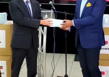 GOVERNMENT OF THE REPUBLIC OF CHINA (TAIWAN) SUPPLIES ST. KITTS-NEVIS WITH 40,000 MASKS TO HELP FIGHT THE COVID-19 PANDEMIC   