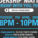 THE ST. KITTS-NEVIS GOVERNMENT’S HUGELY SUCCESSFUL LEADERSHIP MATTERS VIRTUAL FORUM SERIES WILL AIR LIVE TUESDAY, APRIL 7TH, 2020 FROM 8:00PM