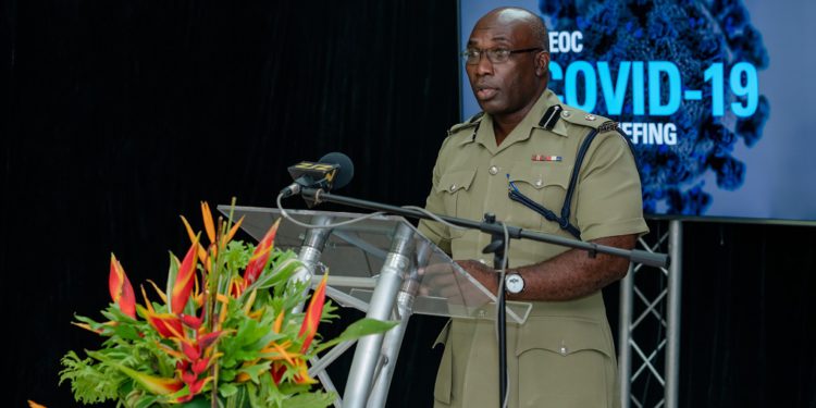 ST. KITTS-NEVIS POLICE BEGINS ENFORCEMENT OF WEARING MASKS IN PUBLIC PLACES