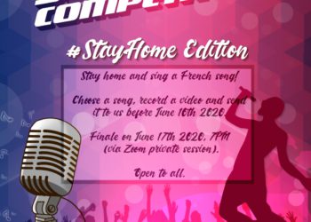 The French Singing Competition is back !!! Home edition for ALL!
