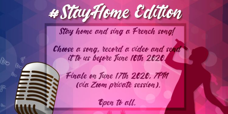 The French Singing Competition is back !!! Home edition for ALL!