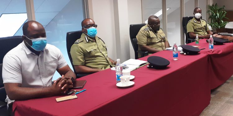 RSCNPF HIGH COMMAND PLEASED WITH PERFORMANCE OF OFFICERS DURING STATE OF EMERGENCY