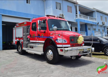 NEW FIRE TENDER TO HELP BUILD A STRONGER AND SAFER ST. KITTS-NEVIS, SAYS PM HARRIS