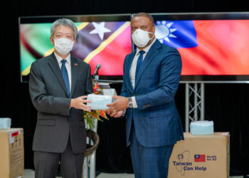 GOVERNMENT OF THE REPUBLIC OF CHINA (TAIWAN) SUPPLIES ST. KITTS-NEVIS WITH AN ADDITIONAL 60,000 MASKS TO HELP FIGHT THE COVID-19 PANDEMIC