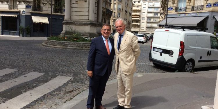 St. Kitts & Nevis and Brazil envoys discuss mutual areas of cooperation at UNESCO