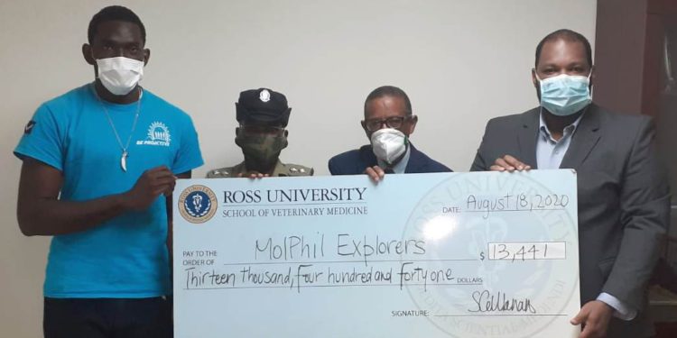 ROSS UNIVERSITY DONATES OVER $13,000 TO EXPLORERS CLUB TO SUPPORT YOUTH DEVELOPMENT