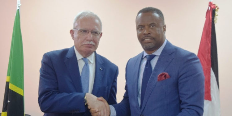 STATE OF PALESTINE JOINS LIST OF COUNTRIES TO CONGRATULATE ST. KITTS AND NEVIS ON 37 YEARS OF NATIONHOOD