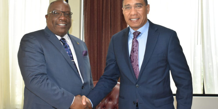 PRIME MINISTER HARRIS CONGRATULATES ANDREW HOLNESS ON HIS RETURN AS PRIME MINISTER OF JAMAICA