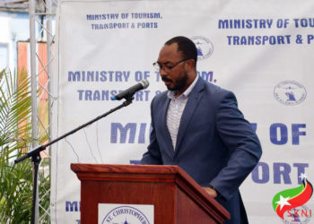 MP FOR CENTRAL BASSETERRE SHOWS APPRECIATION FOR NEW BUS TERMINAL