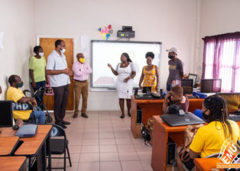 MINISTERS POWELL AND GRANT VISIT CENTRE FOR THE DISABLED IN CELEBRATION OF INTERNATIONAL DAY OF SIGN LANGUAGES
