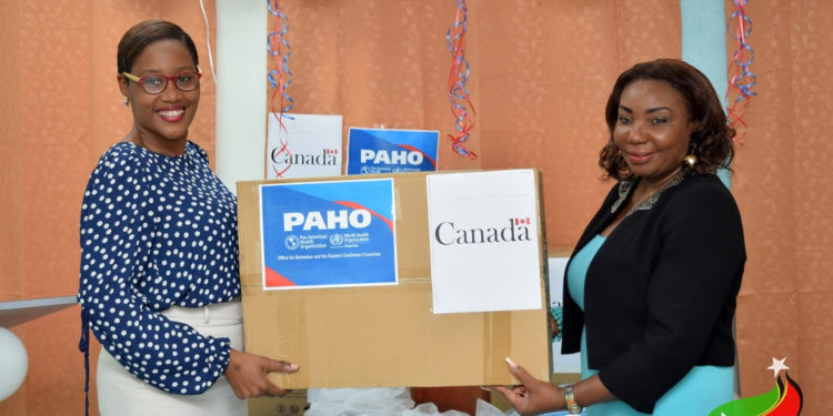 ST. KITTS AND NEVIS RECEIVES PPE DONATION FROM CANADA VIA PAHO