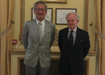 The Federation of St. Kitts & Nevis and Republic of China (Taiwan) envoys meet in Paris