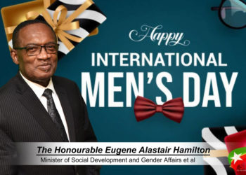 Official National Address in Commemoration of International Men’s Day 2020 delivered by Honourable Eugene Hamilton, Minister of Social Development and Gender Affairs et al
