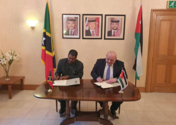 Saint Kitts and Nevis formalizes Diplomatic Relations with the Kingdom of Jordan