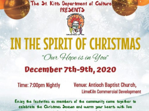 ST. KITTS AND NEVIS HOSTS ‘IN THE SPIRIT OF CHRISTMAS’ UNDER THE THEME ‘OUR HOPE IS IN YOU’