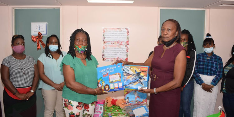 MINISTRY OF JUSTICE AND LEGAL AFFAIRS SPREADS CHRISTMAS CHEER TO THE LESS FORTUNATE IN SOCIETY