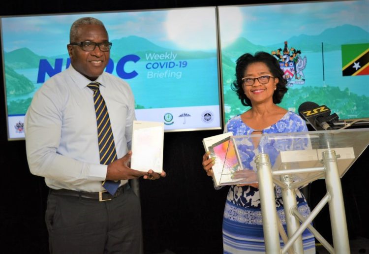 FOUR TABLETS DONATED TO THE COVID-19 TASK FORCE TO BE USED BY PUBLIC HEALTH TEAM