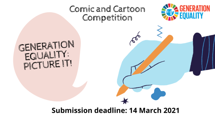 Generation Equality – Picture It! UN Women, the European Commission, Belgium, France and Mexico launch a global Comic and Cartoon Competition