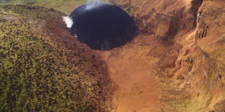 The United Kingdom FCDO provides funding for a rotary helicopter to support the monitoring of the St. Vincent and the Grenadines La Soufrière volcano