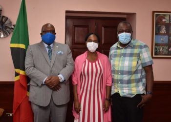 PM HARRIS THANKS REVEREND HILTON JOSEPH FOR HIS YEARS OF SERVICE TO THE PEOPLE OF ST. KITTS AND NEVIS