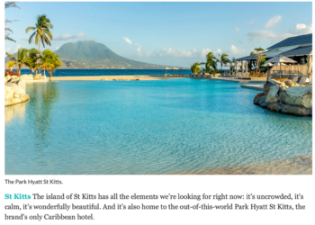 St. Kitts Included on Caribbean Journal’s List of Best Islands to Visit in 2021