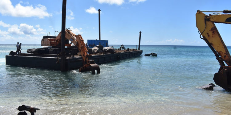 MINISTER GRANT GIVES UPDATE ON ‘DE STRIP’ BEACH NOURISHMENT PROJECT
