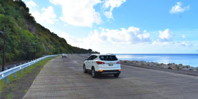 MOTORISTS ENJOY TEMPORARY ACCESS TO NEW OLD ROAD BAY ROAD AS CREWS PREPARE TO COMPLETE PROJECT