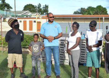 DORSET PARK COMMITTEE RECEIVES BUILDING MATERIALS AND GARDENING EQUIPMENT FROM MINISTER POWELL