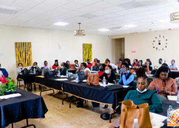 PRIMARY SCHOOL TEACHERS PARTICPATE IN PROFESSIONAL DEVELOPMENT DAY SESSION.