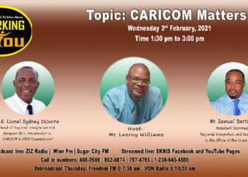 OFFICIALS FROM THE REGIONAL INTEGRATION AND DIASPORA UNIT ARE SPECIAL GUESTS ON WORKING FOR YOU ON WEDNESDAY, FEBRUARY 03