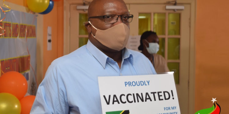 TAKING THE COVID-19 VACCINE DOESN’T MEAN LETTING ONE’S GUARD DOWN, SAYS PRIME MINISTER HARRIS