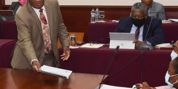 MINISTER HAMILTON LAYS FINANCIAL STATEMENTS OF ST. CHRISTOPHER & NEVIS SOCIAL SECURITY BOARD FOR PERIOD ENDING DECEMBER 31, 2019