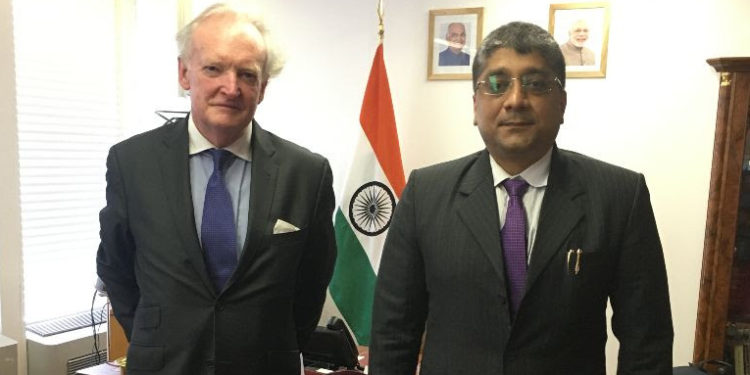 St. Kitts & Nevis and India Ambassadors to UNESCO confer in Paris
