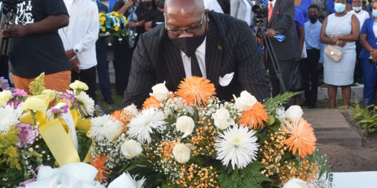 PRIME MINISTER HARRIS PAYS GLOWING TRIBUTE TO THE LATE APOSTLE DR. ALLAN ISAAC