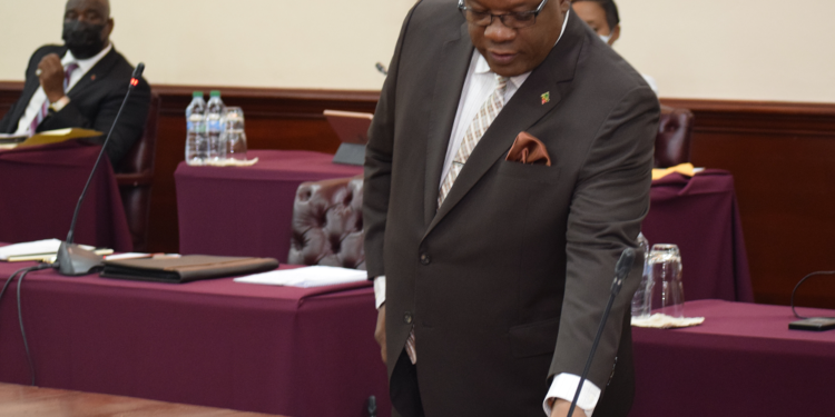 PRIME MINISTER HARRIS LAYS AUDITED FINANCIAL REPORTS BEFORE THE NATIONAL ASSEMBLY