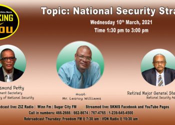 OFFICIALS FROM THE MINISTRY OF NATIONAL SECURITY ARE SPECIAL GUESTS ON WORKING FOR YOU ON WEDNESDAY, MARCH 10