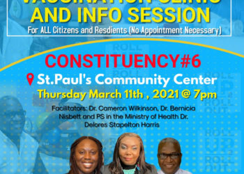 PUBLIC EDUCATION PROGRAMME ON VACCINATION CONTINUES THIS EVENING IN ST. PAUL’S
