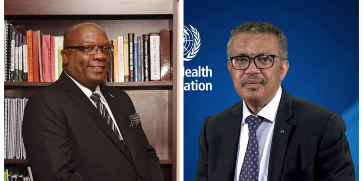 PRIME MINISTER HARRIS COMMENDS DIRECTOR-GENERAL OF WHO ON HIS STERLING LEADERSHIP AMIDST COVID-19