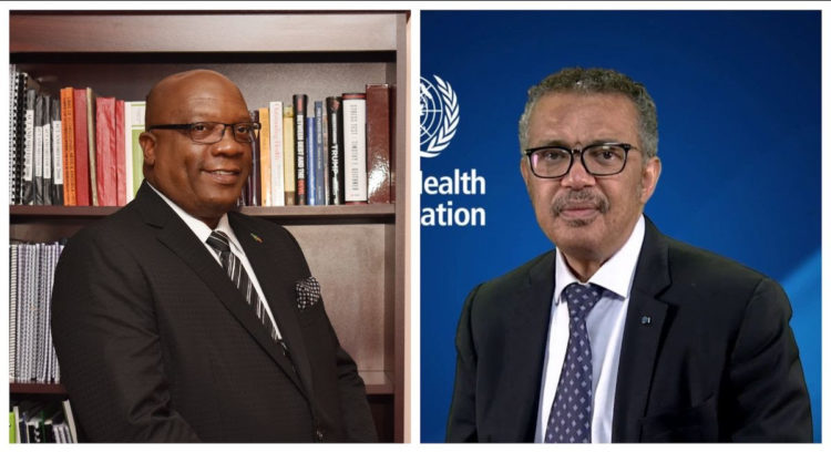 PRIME MINISTER HARRIS COMMENDS DIRECTOR-GENERAL OF WHO ON HIS STERLING LEADERSHIP AMIDST COVID-19