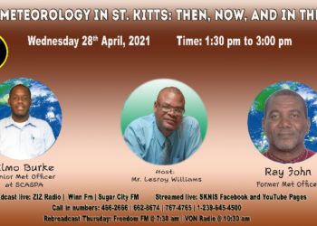 OFFICIALS FROM THE ST. KITTS METEOROLOGICAL OFFICE ARE SPECIAL GUESTS ON WORKING FOR YOU ON WEDNESDAY, APRIL 28