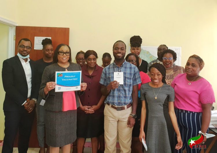 MINISTRY OF SUSTAINABLE DEVELOPMENT HOSTS COVID-19 VACCINE EDUCATION SESSION; STAFF VACCINATED